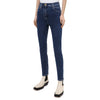 balmain - jeans high-waist regular blu