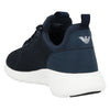 emporio armani - sneakers mesh lycra blu