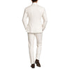 loro piana tessuto - completo lana & seta bianco