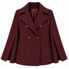 loro piana tessuto - peacoat doppiopetto taglio kimono