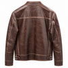 dolce & gabbana - giacca asimmetrica in pelle