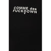 comme des fuckdown - top crop in costina nero