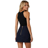 balmain - gonna blu con bottoni