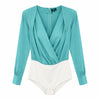 elisabetta franchi - Body verde acqua