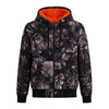 moose knuckles - piumino zip up hoo tie dye