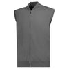 alpha studio - gilet con zip grigio