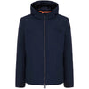 suns - aurelio velour jacket darkblu