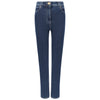 balmain - jeans high-waist regular blu