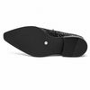 dolce & gabbana - derby in pitone nero