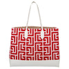 balmain - canvas open tote bag