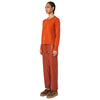 alpha studio - girocollo cashmere zucca