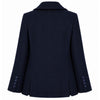 loro piana tessuto - cappotto corto doppiopetto blu