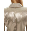 patrizia pepe - giacca metal gold