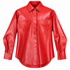tod's - giacca in pelle rossa